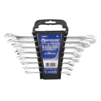 Ключ Стандарт ріжково-накидний 8 шт. 8-19 мм на холдері (NKK8ST)