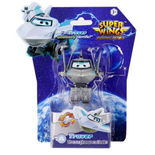 Фігурка Super Wings трансформер Transform-a-Bots Травер (Traver), 5 см (EU780032)