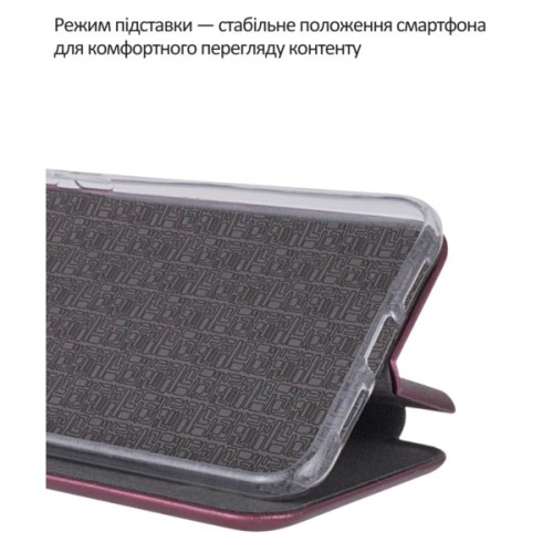 Чохол до мобільного телефона BeCover Exclusive Motorola Moto G86 Red Wine (715355)