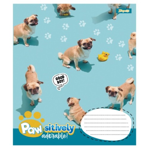 Зошит 1 вересня Pawsitively А5 12 аркушів лінія (768236)