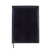 Тижневик Buromax недатований BRAVO, L2U, A4, чорний, штуч.шкіра, 336 сторінок (BM.20970-01)