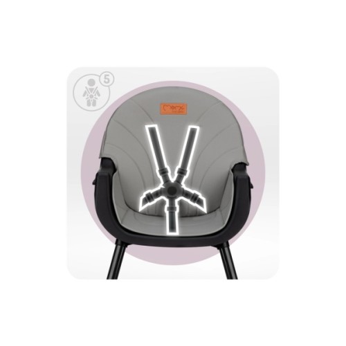 Стілець для годування MoMi Reki 2в1 Black (KRKA00033)