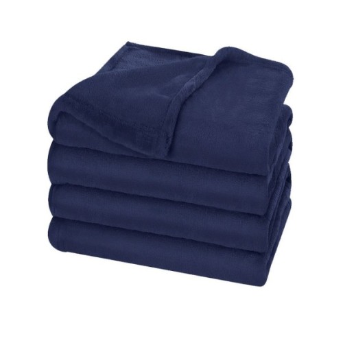 Плед Bergamo Fancy темно-синій 130 х 180 см (70030405-44)