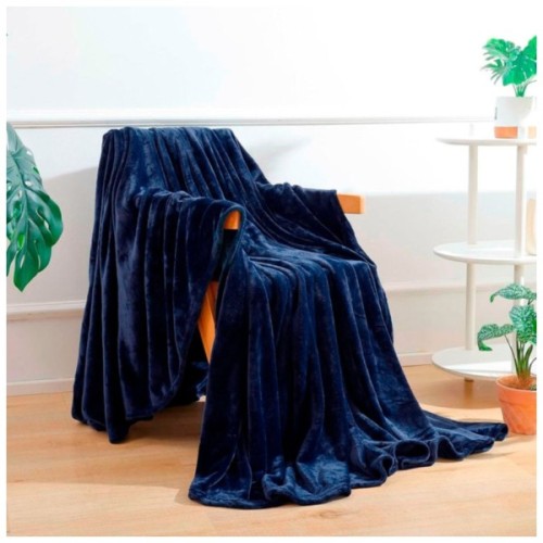 Плед Bergamo Fancy темно-синій 130 х 180 см (70030405-44)