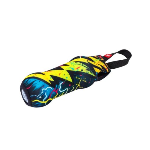 Іграшка для собак WAUDOG Fun Crush "Арт блискавка" з пластиковою пляшкою та пискавкою (632-0286)