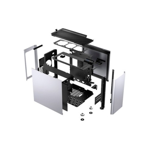 Корпус для ПК Jonsplus i400-A Aluminum Silver (i400-A Silver)