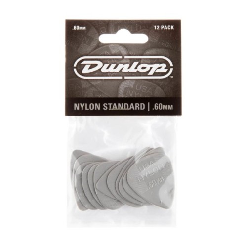 Медіатор Jim Dunlop Nylon Standard Pick 0.60mm 12 шт. (44P.60)