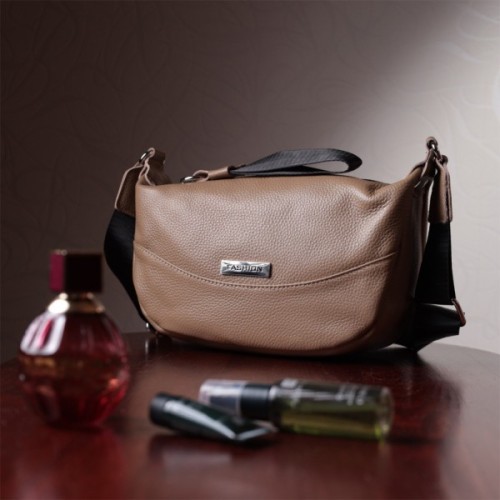 Сумка Vintage З натуральної шкіри Бежева (22618)