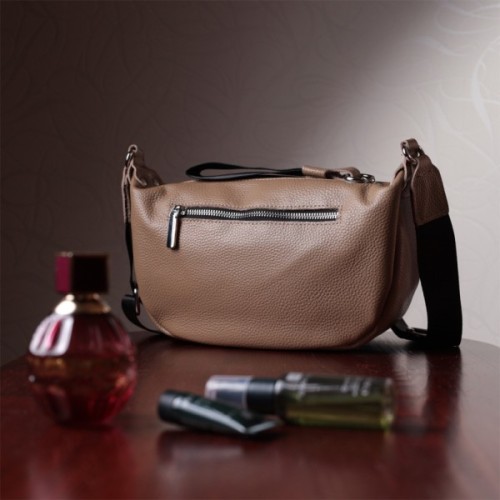 Сумка Vintage З натуральної шкіри Бежева (22618)