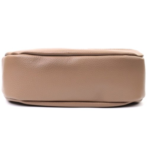 Сумка Vintage З натуральної шкіри Бежева (22618)