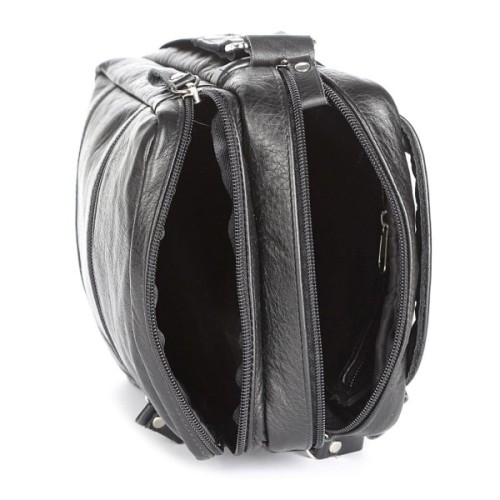 Сумка Shvigel Шкіряна Чорна (00926)