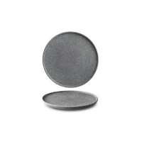 Тарілка G.Benedikt Granit без глазурування 26 см Темно-сіра (G4Q2126)