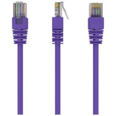 Патч-корд 0.5м, UTP, cat.5e, CCA, violet Cablexpert (PP12-0.5M/V)
