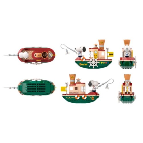 Конструктор Pantasy Snoopy - Пароход (86907)