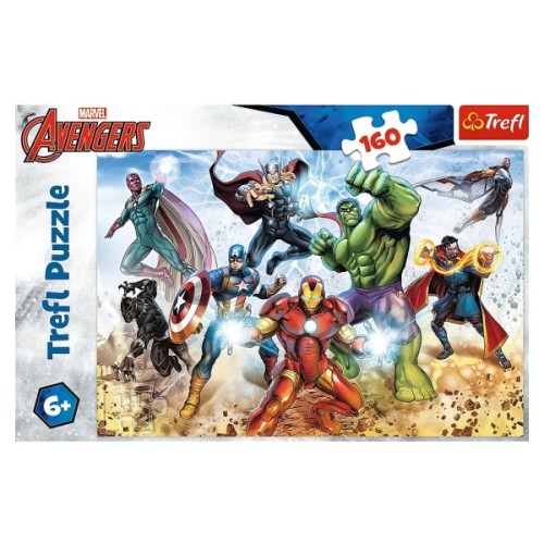 Пазл Trefl The Avengers Готовий врятувати світ 160 елементів (5900511153682)