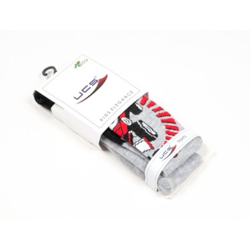 Колготки дитячі UCS Socks з машинкою (M0C0301-2299-3B-gray)