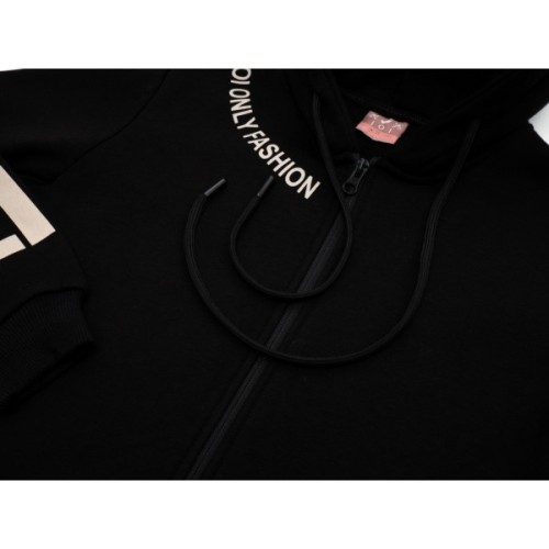 Спортивний костюм дитячий Joi флісовий (H-308-164G-black)