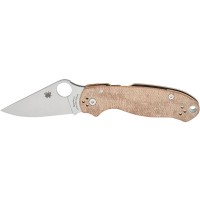 Ніж Spyderco Para 3 CPM Cru-Wear Micarta Brown (C223MPCW)