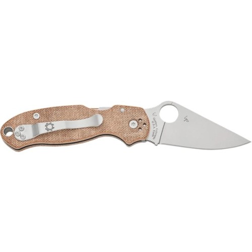 Ніж Spyderco Para 3 CPM Cru-Wear Micarta Brown (C223MPCW)