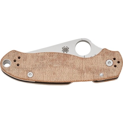 Ніж Spyderco Para 3 CPM Cru-Wear Micarta Brown (C223MPCW)