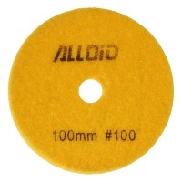 Круг зачистний Alloid Pro, алмазний, шліфувальний, на липучці, COMBS, 100мм, зерно 100 (DD-63378)