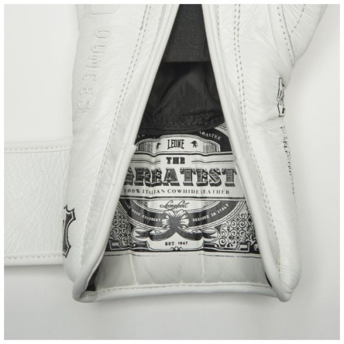 Боксерські рукавички Leone GN111 The Greatest White 10 унцій (GN111_White_10oz)