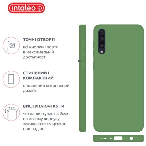 Чохол до мобільного телефона Intaleo SoftShell Samsung Galaxy A50 Green (1283126562853)