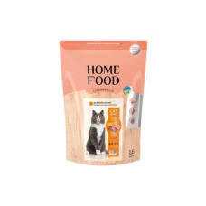 Сухий корм для кішок Home Food For sterilised з куркою та лівером 1.6 кг (4820235020194)