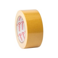 Скотч Optima двосторонній на тканинній основі армована 48 мм х 20 м (O45353)