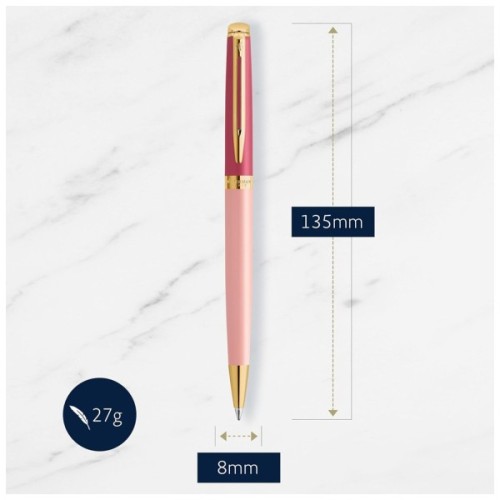 Ручка кулькова Waterman HEMISPHERE Colour Blocking Pink GT BP (22 581)