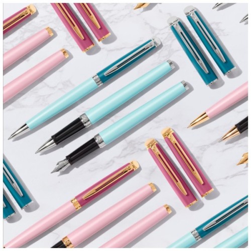 Ручка кулькова Waterman HEMISPHERE Colour Blocking Pink GT BP (22 581)