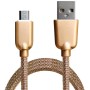 Дата кабель USB 2.0 AM to Micro 5P 1.0m 1.5A, Gold Grand-X (MM02G)