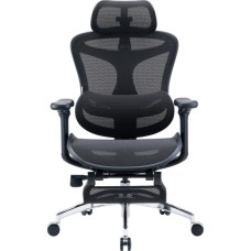 Офісне крісло Sihoo з підставкою для ніг DORO C300L Mesh Black with footrest (DORO-C300L-A3-101-JT)