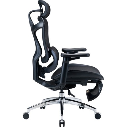 Офісне крісло Sihoo з підставкою для ніг DORO C300L Mesh Black with footrest (DORO-C300L-A3-101-JT)