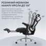 Офісне крісло Sihoo з підставкою для ніг DORO C300L Mesh Black with footrest (DORO-C300L-A3-101-JT)