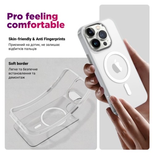 Чохол до мобільного телефона Armorstandart Unit MagSafe Samsung S25 Plus Matte Clear Silver (ARM82264)