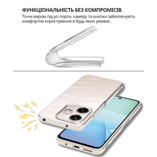 Чохол до мобільного телефона BeCover Silicone Xiaomi Redmi 13x Transparent (714686)