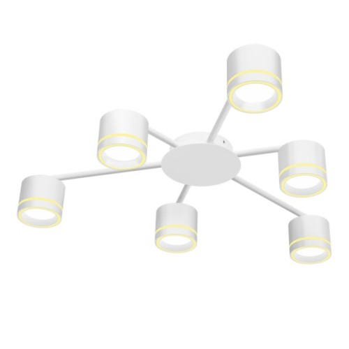 Світильник Videx під лампу 6xGX53 (VL-SPF21B-WP)