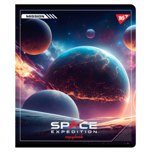 Зошит Yes Space expedition А5 48 аркушів клітинка (767550)