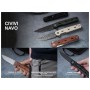 Ніж Civivi Navo, Green Micarta,Black Stonewash (C25015A-2)