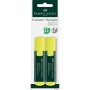 Маркер Faber-Castell текстовий Textliner 48 Superfluorescent, колір жовтий 2 шт в блістері (33021)