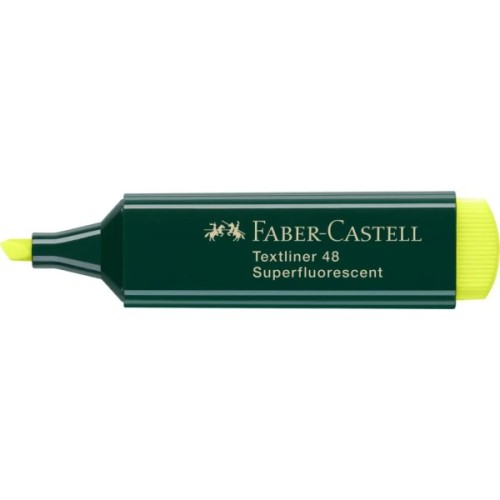 Маркер Faber-Castell текстовий Textliner 48 Superfluorescent, колір жовтий 2 шт в блістері (33021)