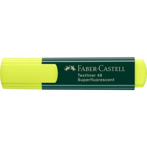 Маркер Faber-Castell текстовий Textliner 48 Superfluorescent, колір жовтий 2 шт в блістері (33021)