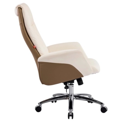 Офісне крісло Аклас Ай-Петрі, CH ANF, PU Beige 2572/PU Brown 2574 (00179836)