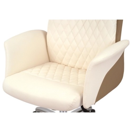 Офісне крісло Аклас Ай-Петрі, CH ANF, PU Beige 2572/PU Brown 2574 (00179836)
