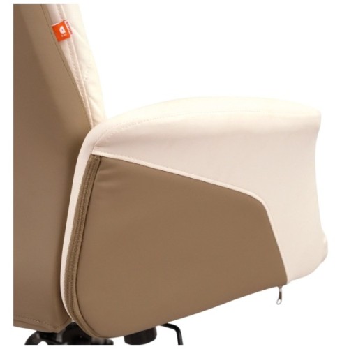 Офісне крісло Аклас Ай-Петрі, CH ANF, PU Beige 2572/PU Brown 2574 (00179836)