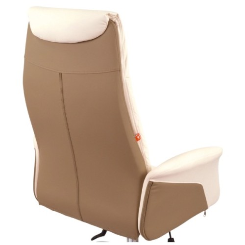 Офісне крісло Аклас Ай-Петрі, CH ANF, PU Beige 2572/PU Brown 2574 (00179836)