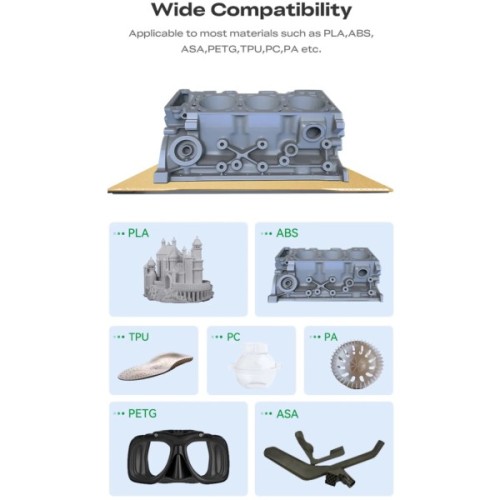 Підкладка для 3D-друку Creality K2 Pro PEI Double-sided Frosted Build Plate 325х310mm (4004090163)