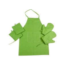 Фартух MirSon Набір 18-0130 Carolina бязь дві прихватки + дві рукавички-прихватки + фартух (2200006752738)