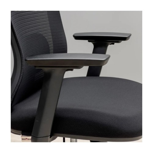 Офісне крісло Richman Декарт Хром Synсhro Сітка Чорне (R00000046588)